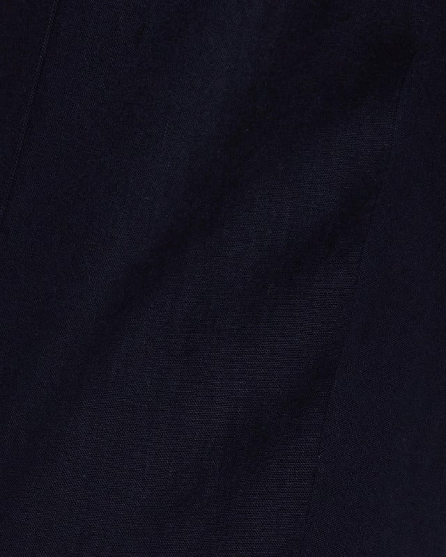 Vince Byxor Linen-Blend Tapered Pull-On Blå L