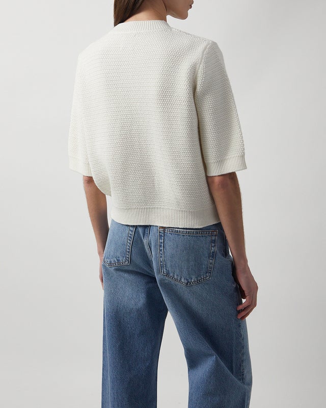 Anine Bing Cardigan Christa Ivory XS