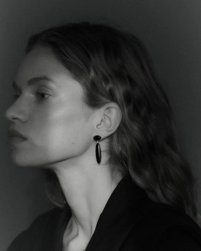 Ragbag Earrings Dagny Long Silver ONESIZE