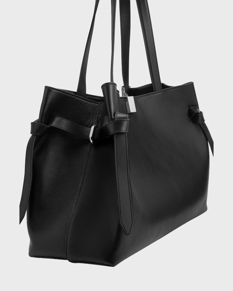GYOZA TOTE SMOOTH LEATHER svart ONESIZE 2