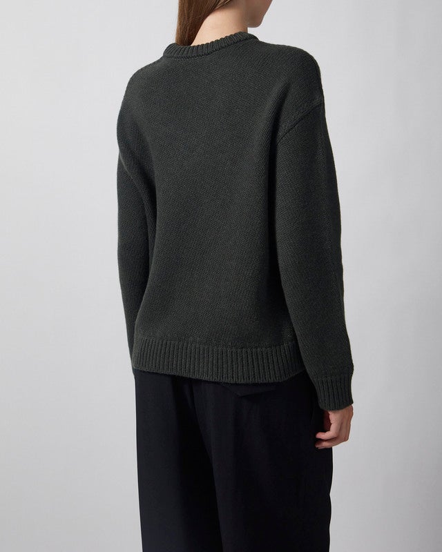 Jil Sander Jumper Bias Knitted CN Dark Green IT 44 (EUR 40)