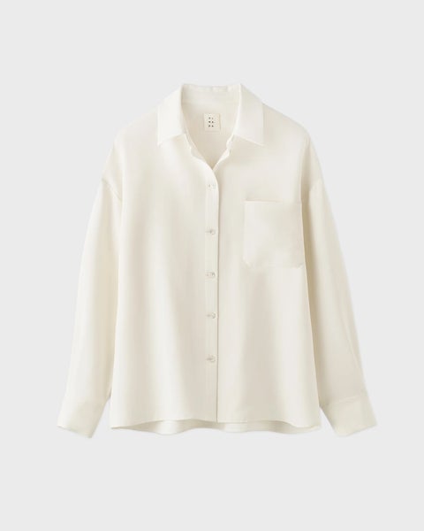 Shirt Finn Crepe Cream 1