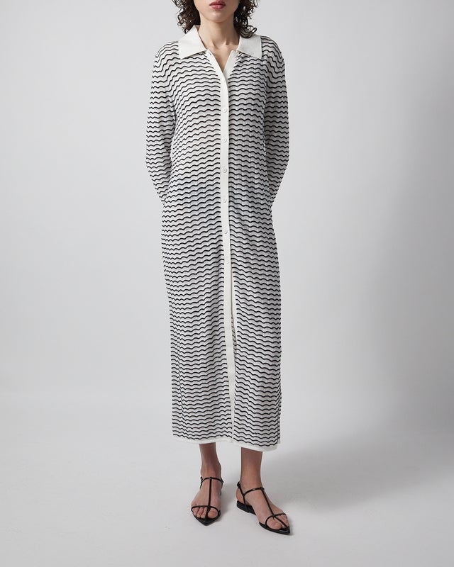 Dagmar Dress Lace Shirt Vit/svart M