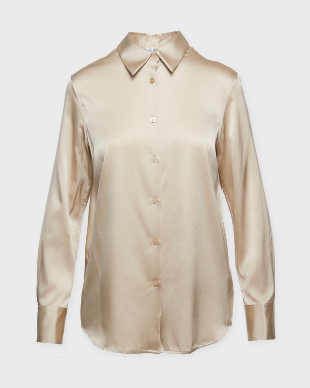 Filippa K Shirt Silk Pearl 42