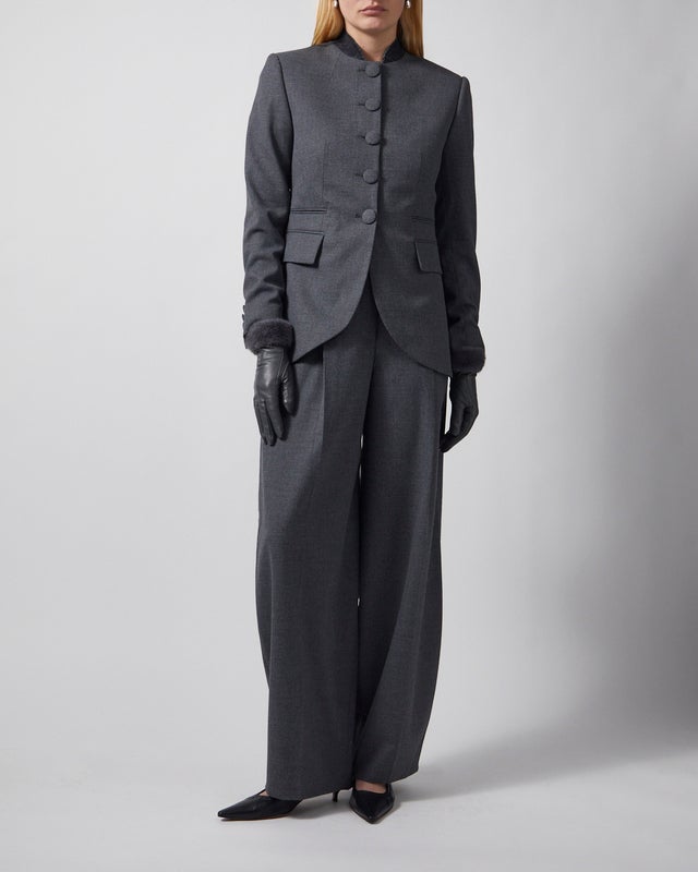 By Malene Birger Blazer CLAYE Grey Melange 40