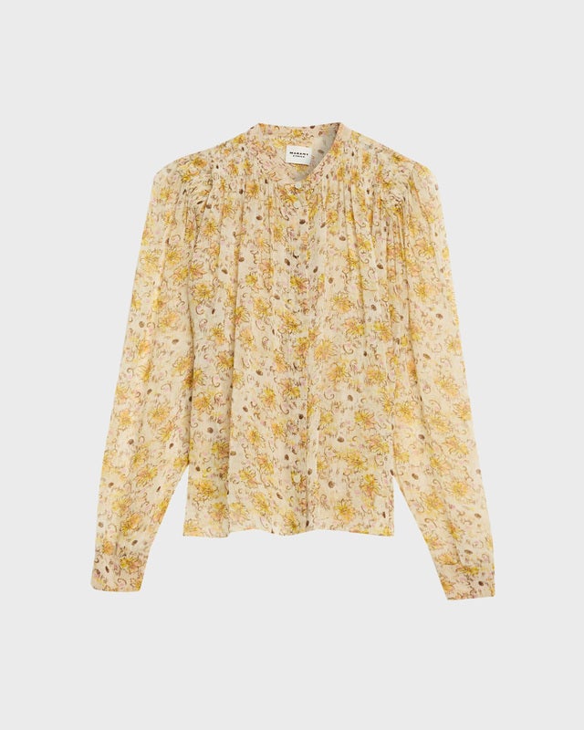 Isabel Marant Étoile Blouse Florine Light Yellow FR 42 (EUR 40)