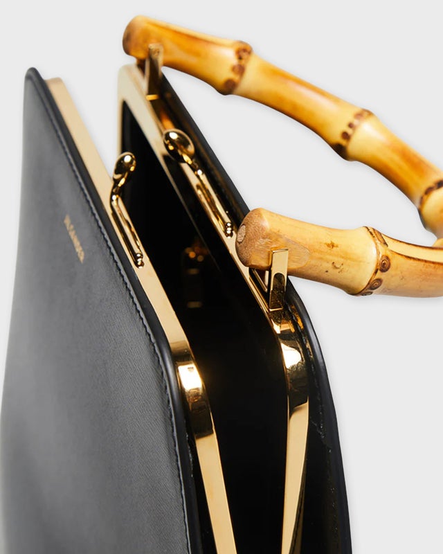 Jil Sander Bag Goji Bamboo Square Black ONESIZE