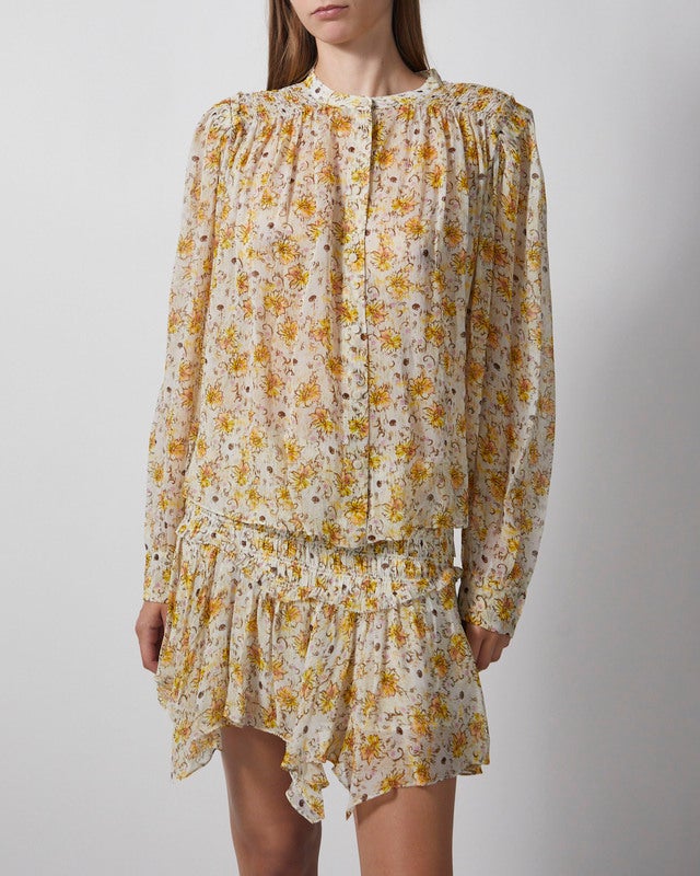 Isabel Marant Étoile Blouse Florine Light Yellow FR 42 (EUR 40)