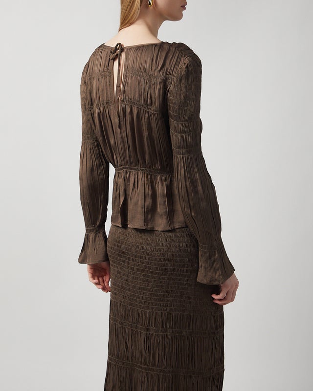 By Malene Birger Blus Ovas Chocolate 42