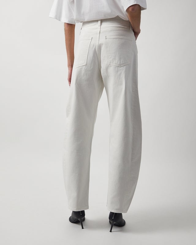 AGOLDE Jeans Luna Pieced H/R CRV Taper Chalk 30