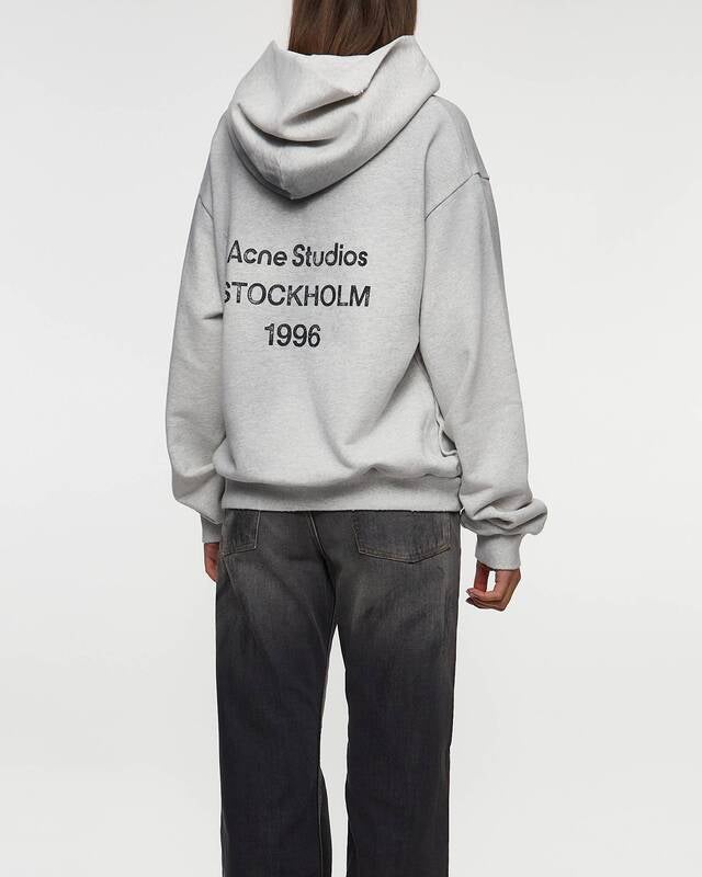 Acne Studios Acne Studios Logo Hoodie Light grey S