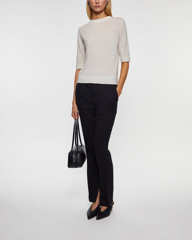 Wakakuu Icons T-Shirt London Merino Wool Creme M