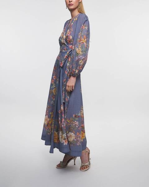 Dress Tallow Wrap Midi  Flower print 2