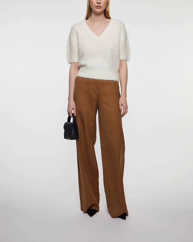 Max Mara Studio Trousers Mozart  Brown IT 40 (EUR 34)