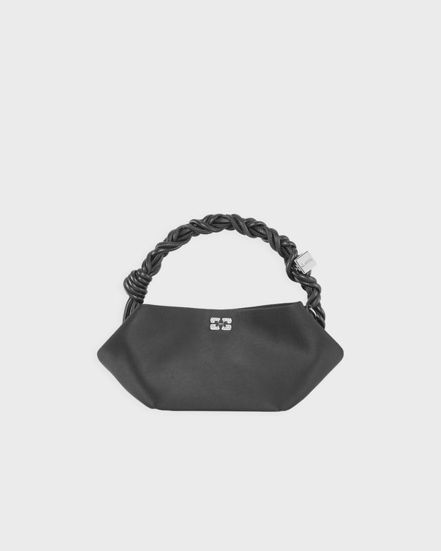 Ganni Bag Bou Bag Mini Soir Satin Black ONESIZE