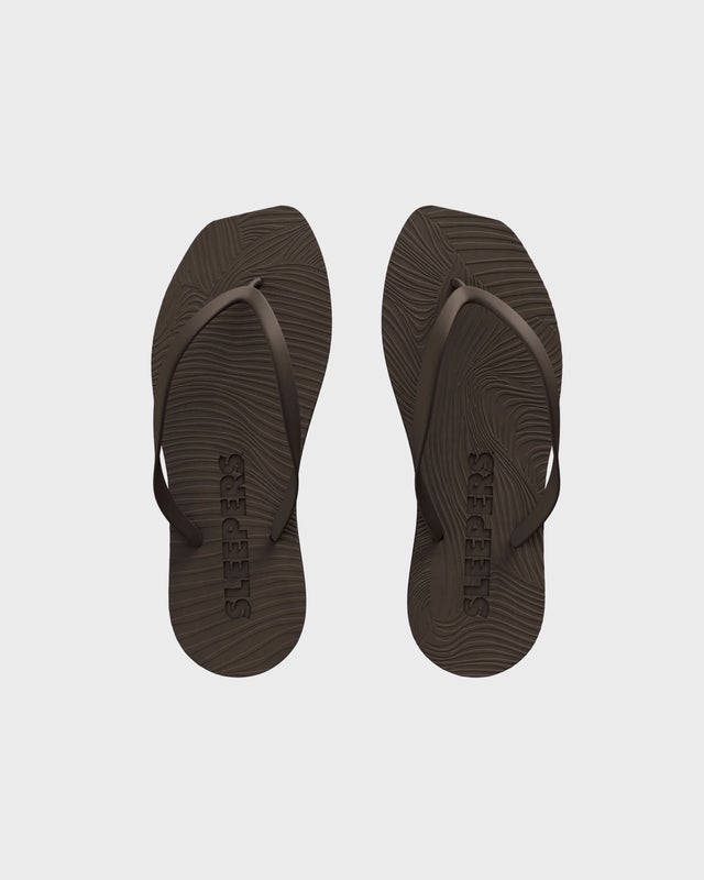 SLEEPERS Flip-Flops Tapered Brown EUR 40