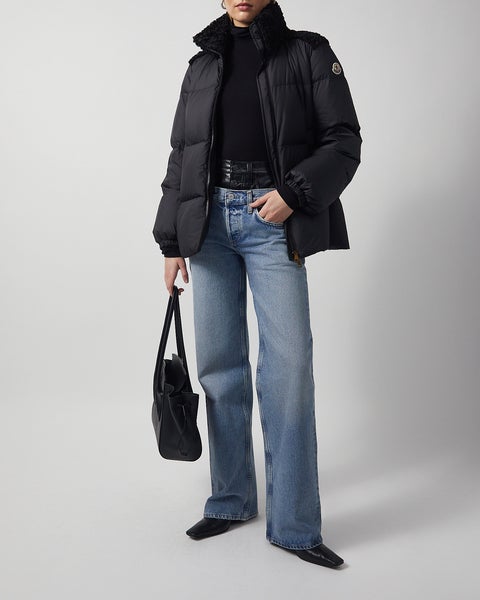 Jacka Esnaie Teddy-Trimmed  Svart 2