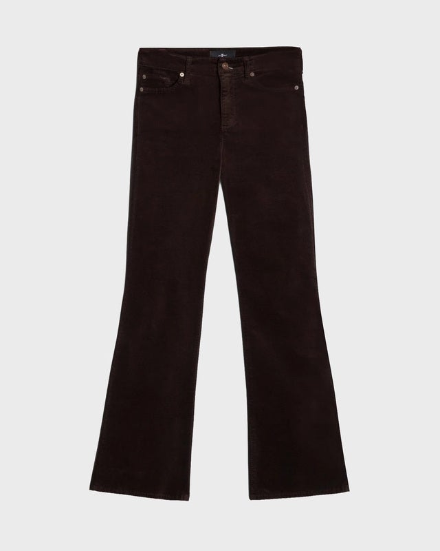 7 For All Mankind Jeans The Leggy Bootcut Velvet Chocolate 25