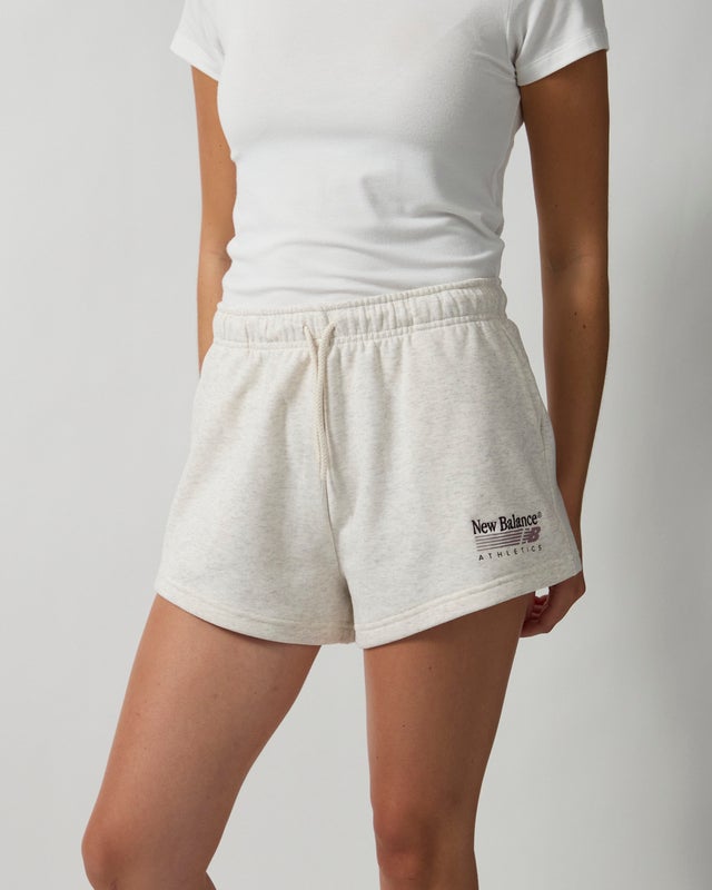 New Balance Shorts Trackside French Terry Beige M