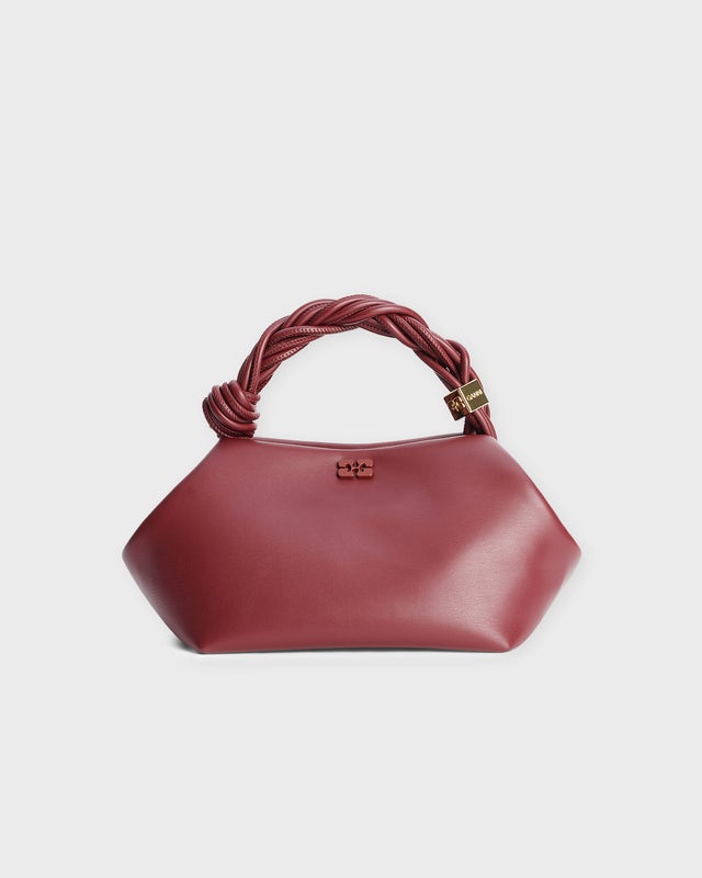 Ganni Bag Bou Small Burgundy  ONESIZE