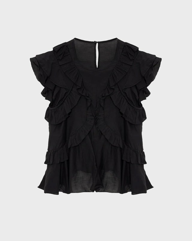 Isabel Marant Étoile Blouse Nalou Black FR 36 (EUR 34)