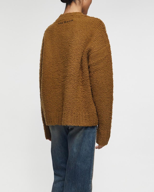 Acne Studios Sweater Crewneck Teddy Wool Beige XS