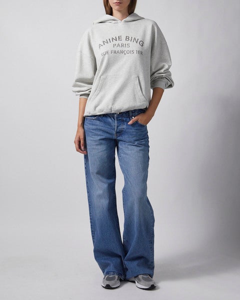 Sweatshirt Harvey Paris Stencil Grey 2