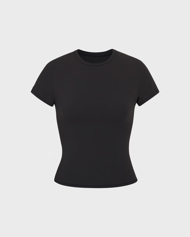 Skims T-shirt Fits Everybody Short Sleeve Onyx 861