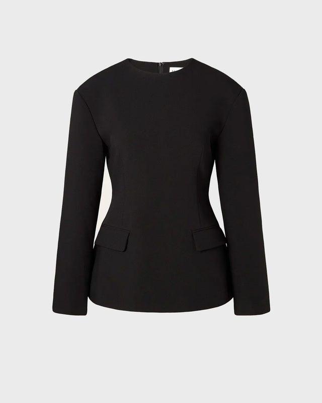 Malina Blouse Athina Tailored Long Sleeve Black 42