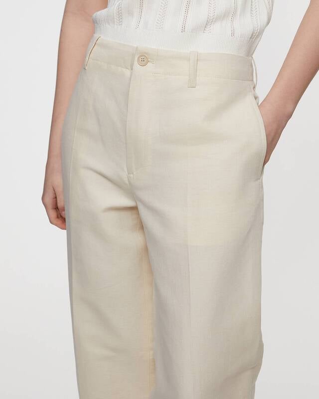 Filippa K Trousers Relaxed Straight Cream 42