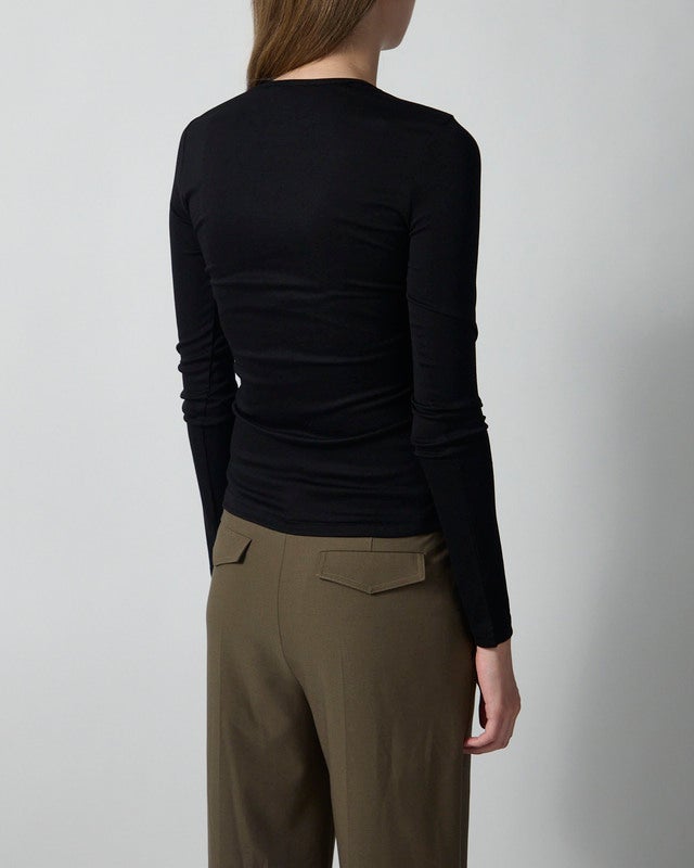 CLOEYS Top Tight Long Sleeve Black S