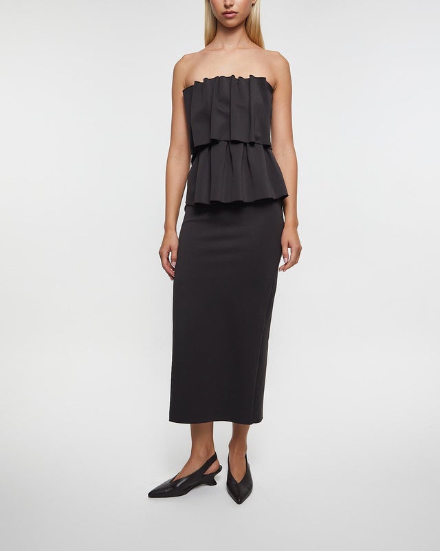 Dagmar Dress Sculpted Slim Chocolate 40