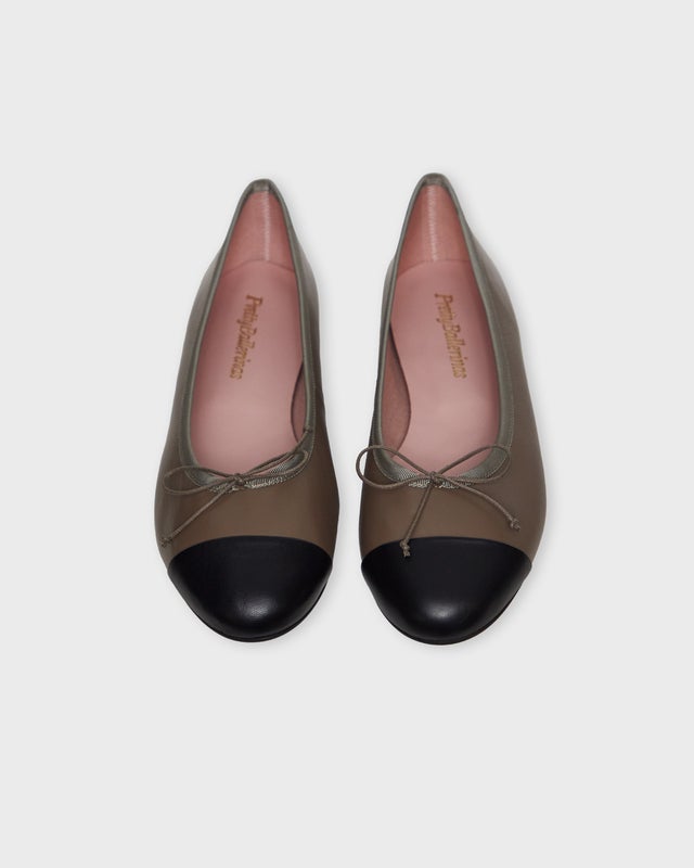 Pretty Ballerinas Ballerina Nicole Taupe/svart EUR 39