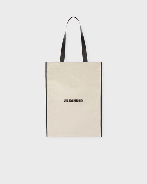 Totebag Logo Printed Border Book Natural ONESIZE 1