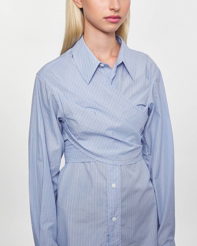 HOPE Shirt Twisty Blue/White 38