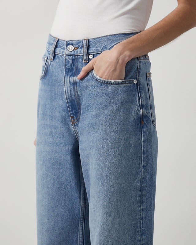 Anine Bing Jeans Lewis Caspian Blue Washed blue 29