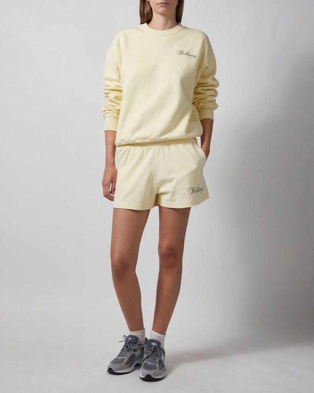 Sporty & Rich Crewneck Avenue Almond S