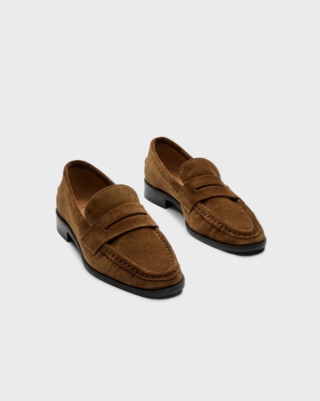 ATP Atelier Loafers Airola Cannella Suede Brown EUR 39