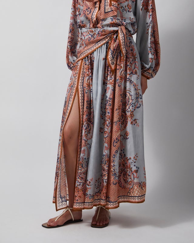 Zimmermann Skirt Midi Aster Scarf 0 (XS-S)