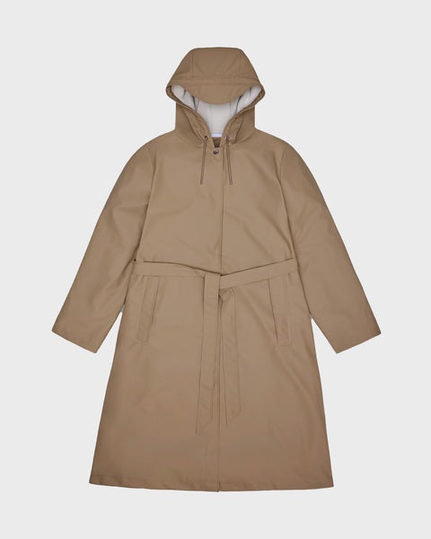 Jacket A-Line Longer W Beige 1