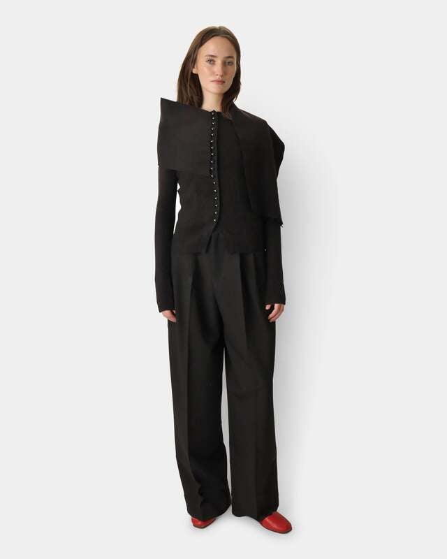 LEONI Cardigan Rooni Shawl Black 42
