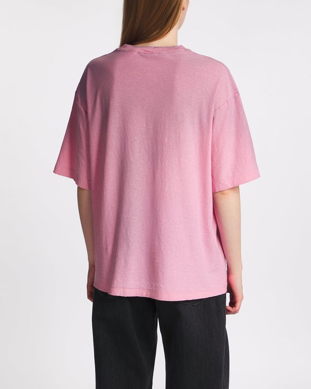 Acne Studios T-Shirt Logo Relaxed Fit Pink S