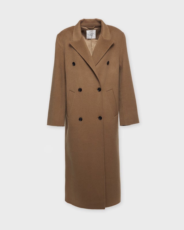 Almada Label  Coat Deja Double-Breasted Tan M