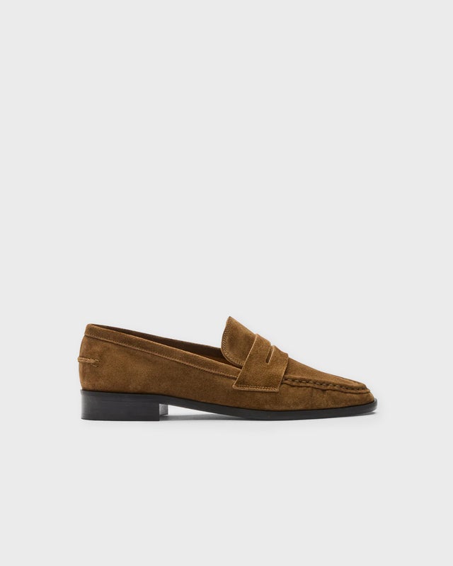 ATP Atelier Loafers Airola Cannella Suede Brown EUR 39