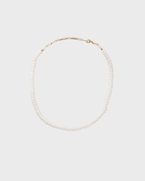 White Stone Necklace vit ONESIZE 1