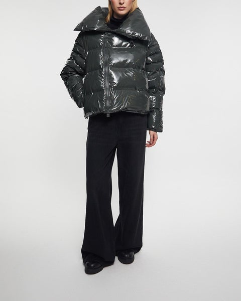 Jacket Alta Vision Short Puffer Dark green 2