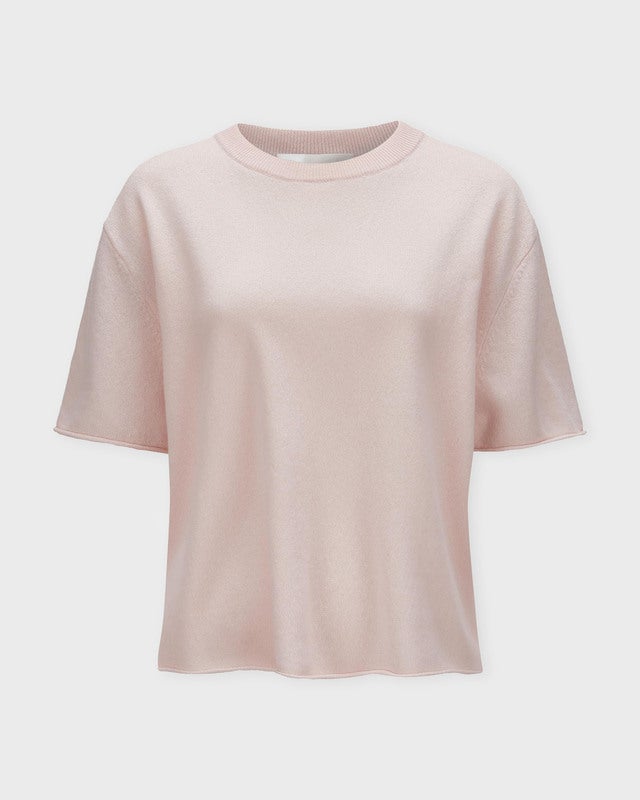 LISA YANG T-shirt Cila Cashmere Light pink 1 (S-M)