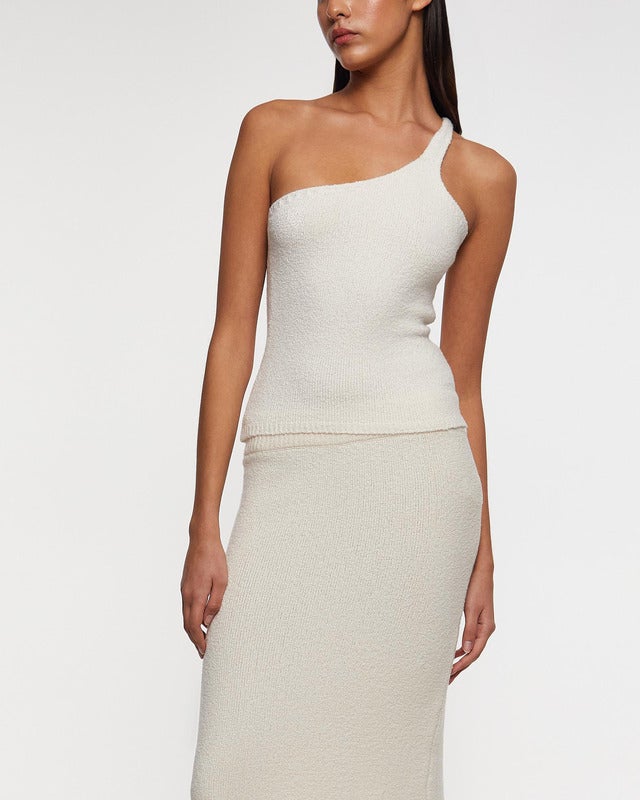 Almada Label  Topp Una One-Shoulder Shell M