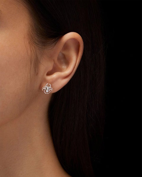 Örhänge Spider Ear Stud Silver Silver ONESIZE 2