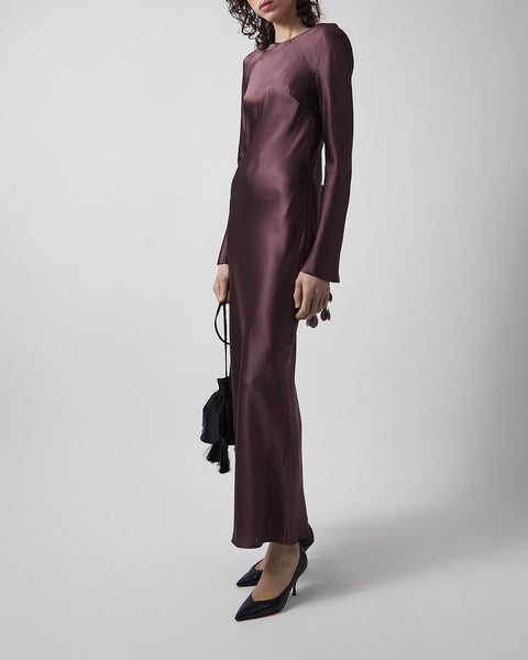 Dress Parisa Aubergine 2